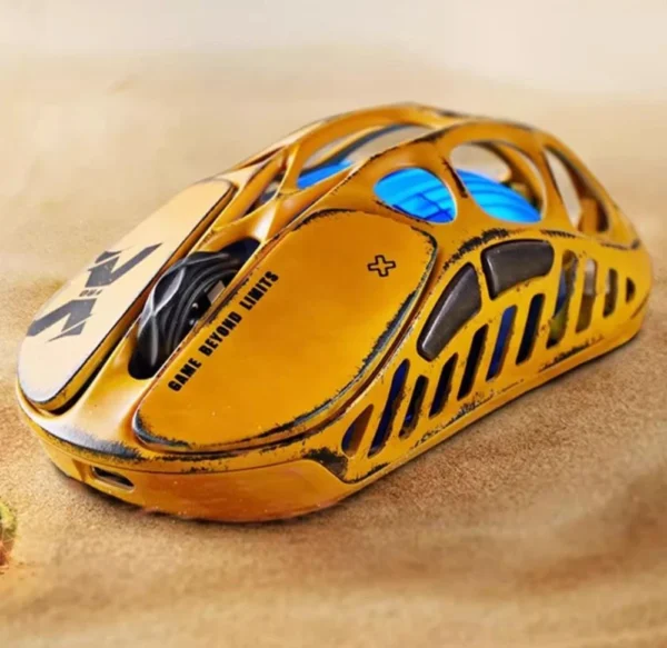 GravaStar MERCURY X Pro Bluetooth RGB Gaming Mouse 32000DPI + 8k Receiver Yellow