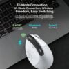 Acer Tri-Mode Silent Rechargeable Ergonomic Wireless Vertical Mouse
