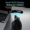 Acer Tri-Mode Silent Rechargeable Ergonomic Wireless Vertical Mouse
