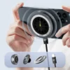 38 Toocki Qi2.2 25W Wireless Charger Magnetic Car Phone Holder TEC Cooling for Magsafe Charger