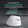 Acer Tri-Mode Silent Rechargeable Ergonomic Wireless Vertical Mouse