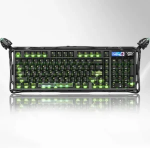GravaStar K98 PRO Ghost Tri-Model Wireless Mechanical Gaming Keyboard 1.65'' TFT