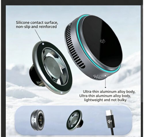 43 Toocki Qi2.2 25W Wireless Charger Magnetic Car Phone Holder TEC Cooling for Magsafe Charger