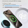 44 Toocki Qi2.2 25W Wireless Charger Magnetic Car Phone Holder TEC Cooling for Magsafe Charger