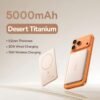5 Baseus 5000mAh Magnetic Power Bank 15W Wireless 20W Wired Charging Thin Card-Sized Slim Portable Charger