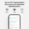 Anker soundcore Work | Coin-Sized Wearable AI Note Taker / Voice Recorder