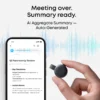 Anker soundcore Work | Coin-Sized Wearable AI Note Taker / Voice Recorder