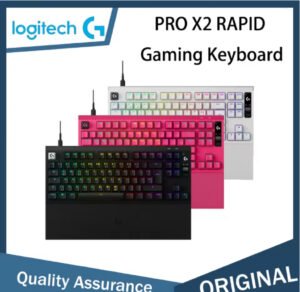 2026 Original Logitech PRO X2 RAPID Wired 8K Magnetic Axis Gaming Keyboard