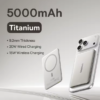 7 Baseus 5000mAh Magnetic Power Bank 15W Wireless 20W Wired Charging Thin Card-Sized Slim Portable Charger