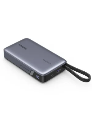 UGREEN 20000mAh Built-in USB-C Cable Power Bank 67W Fast Charge Laptop Battery 21700 Cells PB556/PB551 Portable Charger
