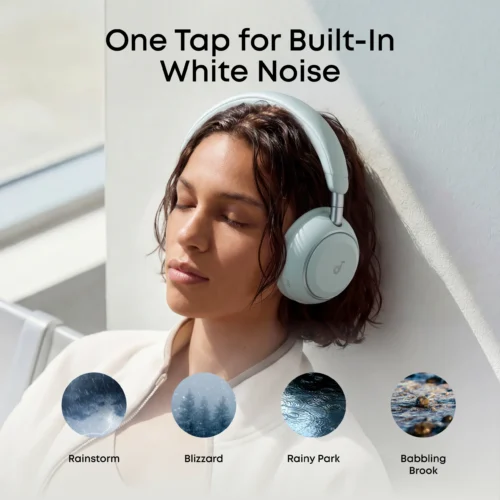 Anker Soundcore Space 2 | Comfortable Noise Cancelling Headphones for All-Day Wear