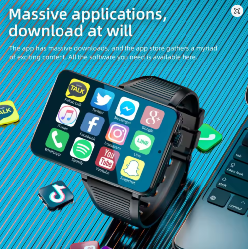 LOKMAT APPLLP 9 MAX Android 15  4G Smart Watch