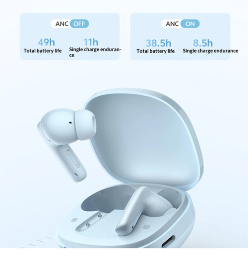 QCY T13PRO TWS bluetooth 6.0 Headset Wireless ANC Earphone