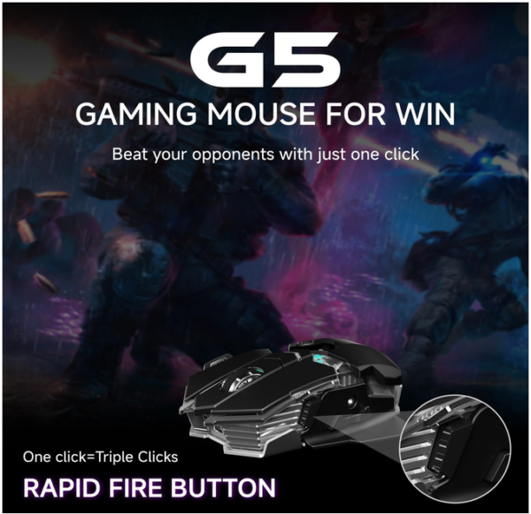 EWEADN G5 Tri-Mode Gaming Mouse