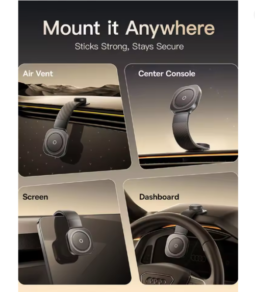Screenshot_5 Baseus for MagSafe Car Mount, Magnetic Phone Holder for Car, Bendable Memory Titanium Alloy Car Mount Phone Holder