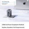 Anker GaN Charger AI Display Screen 140W Four-Port Fast Charge