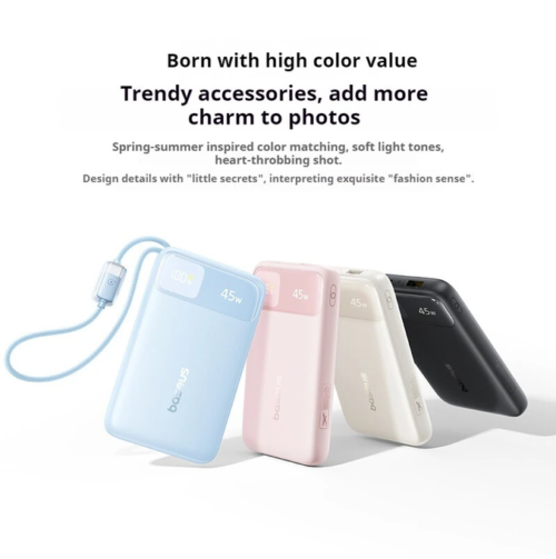 Baseus EnerFill FC11 45W 73Wh Digital Display Fast Charging Power Bank for iPhone 17 17Pro 16 15 14 13 Pro Max