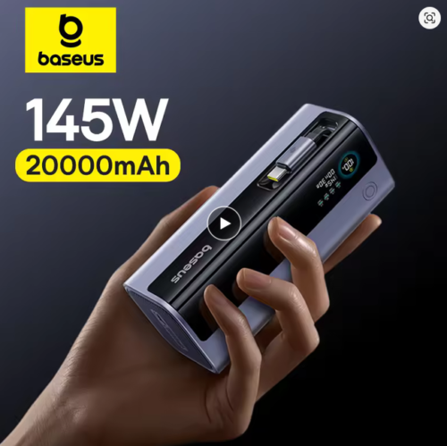 Baseus EnerGeek GR11 Power Bank with Retractable Cable