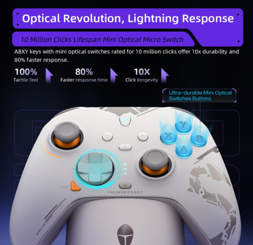 Thunderobot G80 Ultra Gaming Controller-White