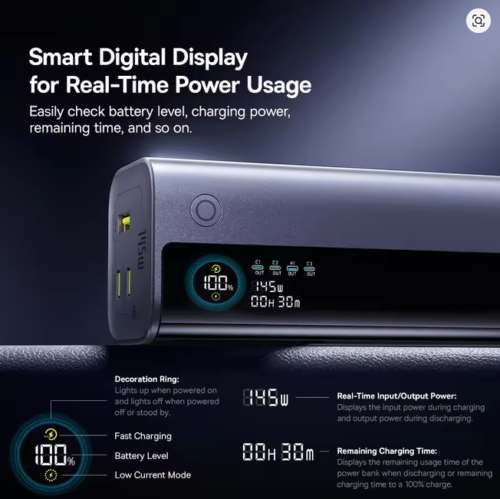 Baseus EnerGeek GR11 Power Bank with Retractable Cable