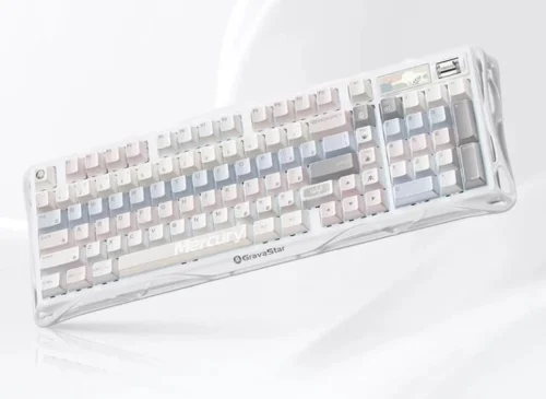 Gravastar K98 Tri-Mode Mechanical Gaming Keyboard 1.65'' RGB For PC Win / MacOS