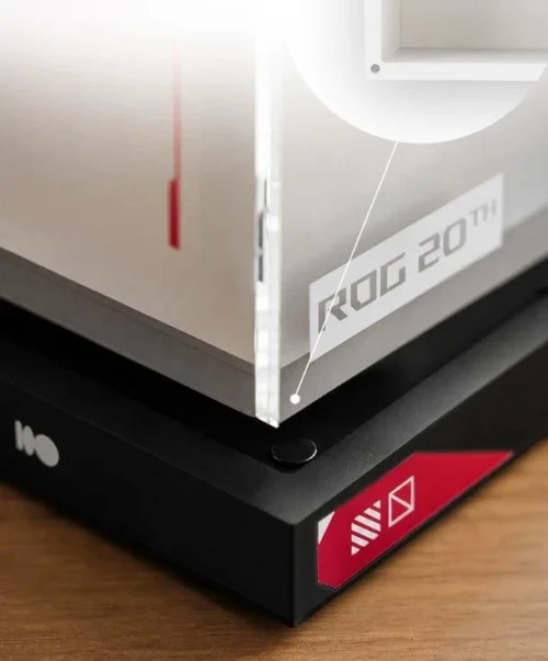 Original ROG 20th Anniversary Rectangle PC Transparent Magnetic Tissue Box Cover
