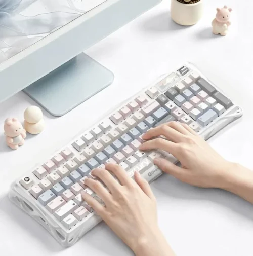 Gravastar K98 Tri-Mode Mechanical Gaming Keyboard 1.65'' RGB For PC Win / MacOS