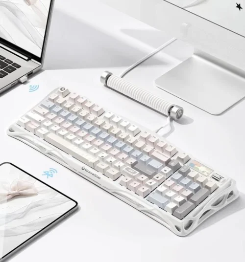 Gravastar K98 Tri-Mode Mechanical Gaming Keyboard 1.65'' RGB For PC Win / MacOS