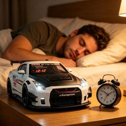 Rechargeable Hypercar Alarm Clock