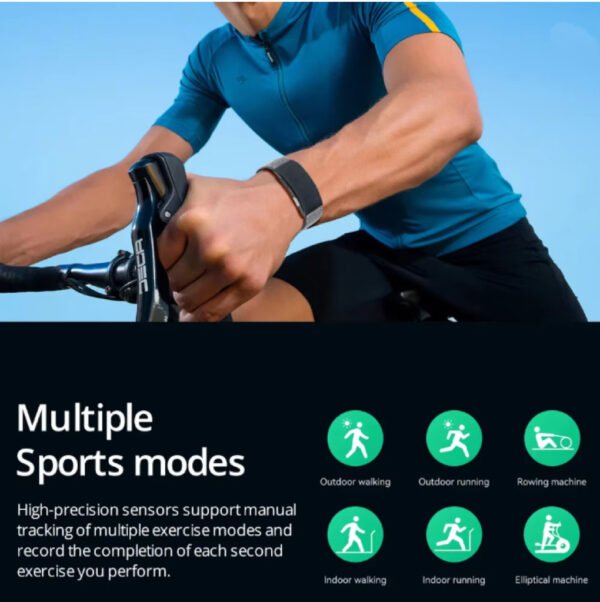 VALDUS VITRO ECG Smart Bracelet Heart Rate Blood Pressure Waterproof NO Screen Smartwatch