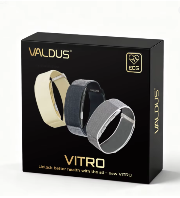 VALDUS VITRO ECG Smart Bracelet Heart Rate Blood Pressure Waterproof NO Screen Smartwatch
