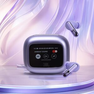 JBL Live Beam 3 - True wireless noise-cancelling closed-stick earbuds, 48Hrs tot