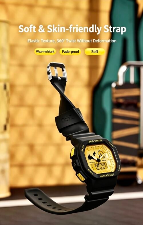 ZGO Pokémon collaboration Pikachu sports electronic watch