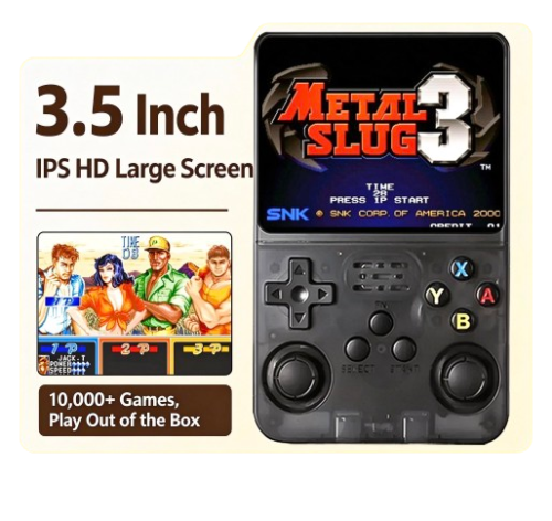 R36S Handheld Console (Linux System) with Cheat Code Support Wireless Gamed