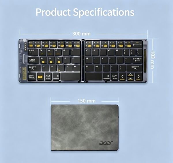 Acer transparent folding K212P membrane keyboard