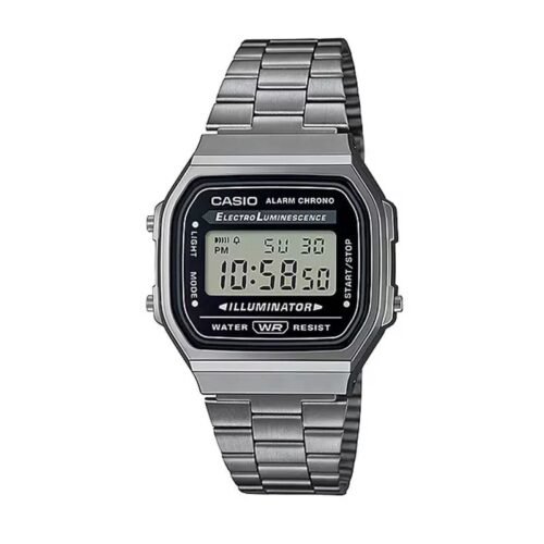 Casio A168WGG-1A/1B Gun Grey Metal Watch