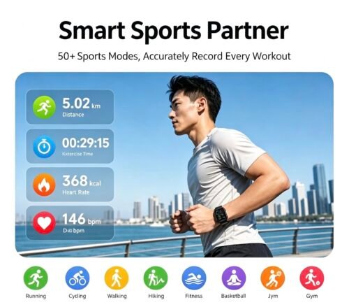 Lenovo Smartwatch Watch Fit slim large screen