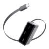 MIIIW Digital Display Fast Charging Power Bank 45W 10000mAh Large Capacity Built-in 70cm Retractable Cable Power Bank Chargers