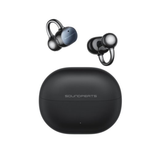 SoundPEATS PopClip 2 Open-Ear Bluetooth Ear-Clip Headphones with AI Translation