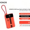 Honor Co-branded 22.5W Fast-Charging Power Bank 20000mAh with Built-in Cable