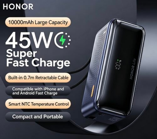 HONOR Power Bank 10000mAh 45W Fast Charging