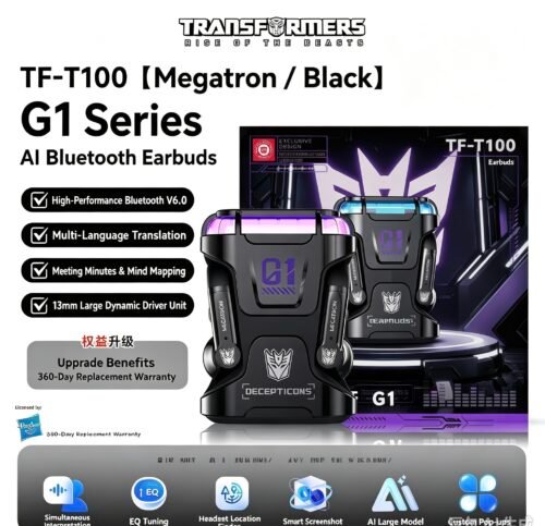 Transformers T100 Clip-on Open Ear TWS Bluetooth Earbuds