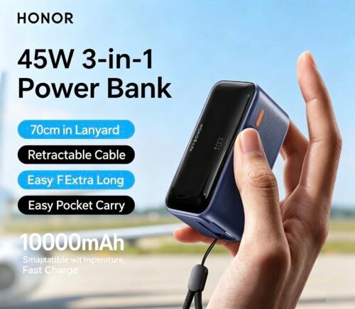 HONOR Power Bank 10000mAh 45W Fast Charging