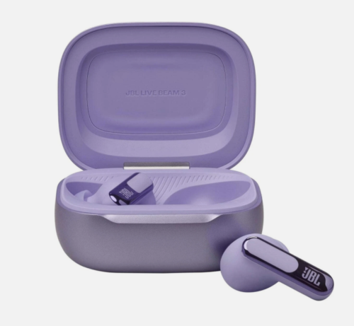 JBL Live Beam 3 - True wireless noise-cancelling closed-stick earbuds, 48Hrs tot