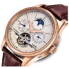 LIGE Men Watches Automatic Mechanical Watch Genuine Leather Waterproof Multifunctional Luxury Man Watch