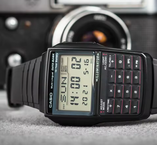 Casio DBC-32D-1A Vintage Data Bank Calculator Watch