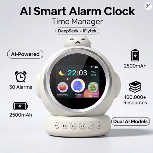 Smart AI Alarm Clock for Kids Ok to Wake