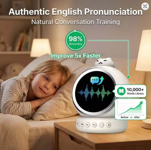 Smart AI Alarm Clock for Kids Ok to Wake