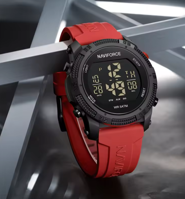 Naviforce 7104 New LCD Digital Wristwatch