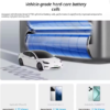 MIIIW Digital Display Fast Charging Power Bank 45W 10000mAh Large Capacity Built-in 70cm Retractable Cable Power Bank Chargers